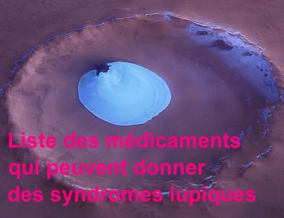 Liste des mdicaments qui peuvent donner des syndromes lupiques